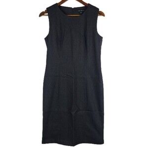 Tribal Brand Womens Black Pepper Zip Dress Size 4